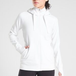 NWT Athleta Size Large white Triump Hoodie
